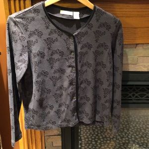 J.Jill Floral Button-Front Cardigan – SP